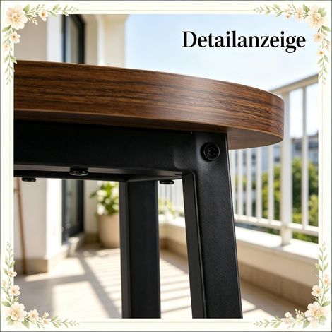 Tabouret de petit-déjeuner et de cuisine, chaise haute style bistro avec repose-pieds – lot de 2 tabourets de bar ajustables et confortables (1/4)