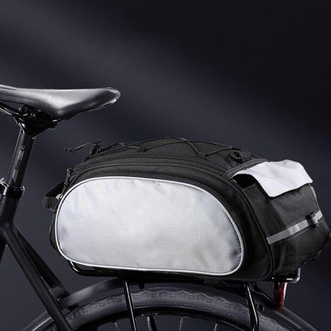 Sac à dos porte-bagages pour VTT bleu, équipement de sports de plein air et de cyclisme (1/4)
