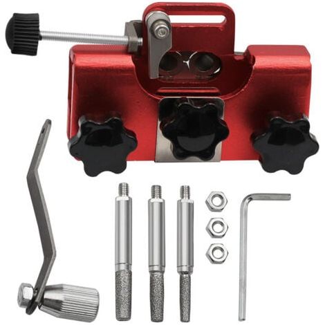Kit de afilado de motosierras, miniafilador de cuchillos manual portátil, herramienta de afilado para todo tipo de motosierras eléctricas (1/4)