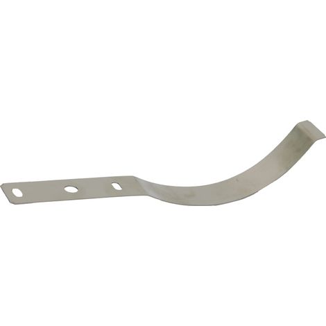 Lame ressort frein acier inoxydable 155mm – Largeur 18mm – Enrobage PVC – Installation dans rail de guidage haut – Seed