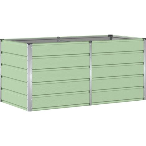 Maison Exclusive - Jardinera Verde 160 x 80 x 75 cm Acero