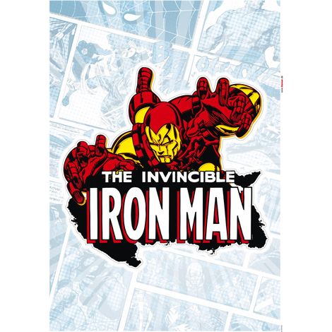 Stickers muraux- Iron Man Comic Classic (1/2)