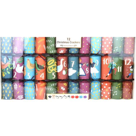 12 Days of Christmas Crackers Traditional Eco Festive Baking Accessories Set (1/4)