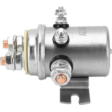 Relais de démarrage étanche 300A pour treuils, compatible avec les VTT et le 12V CC. (1/4)