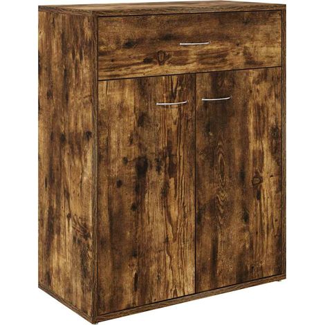 Maison Exclusive - Aparador madera contrachapada color roble ahum (1/5)