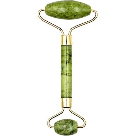 (Rouleau Gua Sha A) Kit de massage en jade naturel, rouleau Gua Sha, rouleau de massage pour le corps et le visage (type SPA) (1/5)
