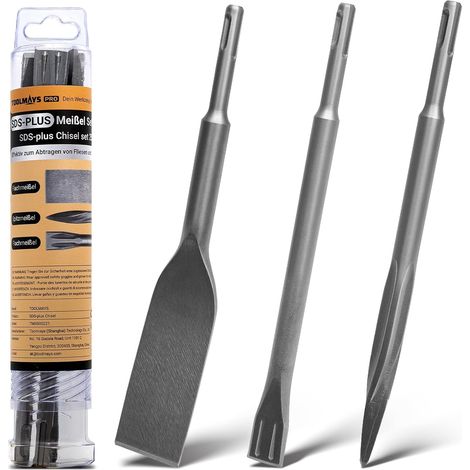 Jeu de Burins SDS Plus 3 pièces, 250mm (1/5)