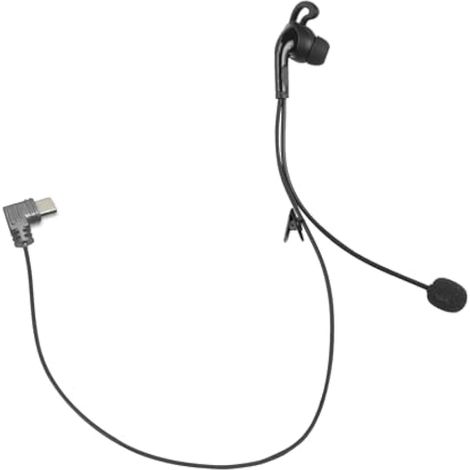 Casque d'arbitre, oreillette intra-auriculaire de type C pour V4 V6, interphone pour arbitre, football, handball, volley-ball, officiel, oreille gauche (1/5)