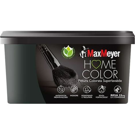 PITTURA MARRONE CAFFE' SUPERLAVABILE HOME COLOR 2,5 LT
