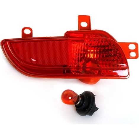 Feux arrière de Voiture Feu de Pare-Chocs pour arrière de Voiture, réflecteur de feu antibrouillard inversé, 6351HA 6350HA, pour Peugeot 206 207 2009 – 2014(Light Bulb on Left) (1/5)