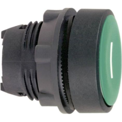 Schneider Electric ZB5AA432 Harmony ZB5AA432 Bouton poussoir à pression actionneur plat 1 bouton rouge décrochage par p