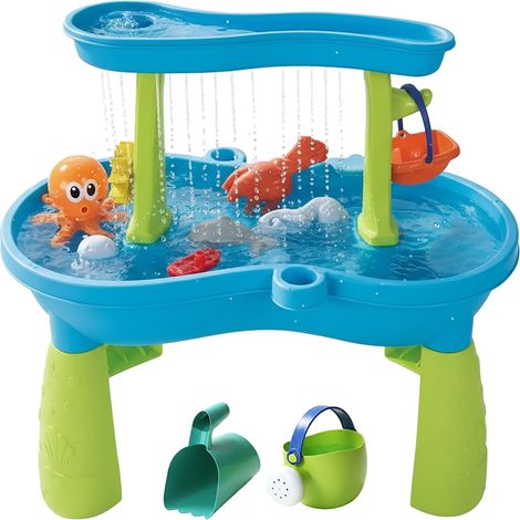 Mesa de agua para niños con accesorios (2 niveles) (1/5)