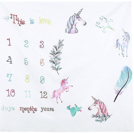 Die neue 1-teilige Baby-Einhorn-Decke