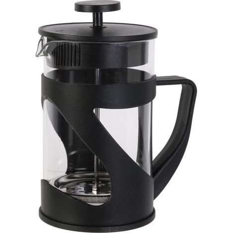 Cafetière à Piston 80cl en verre et Plastique noir pour 7 Tasses (1/3)