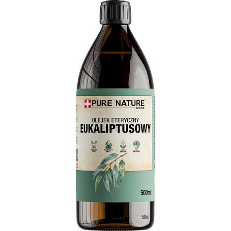 Huile essentielle Eucalyptus - 0,5 L - Parfum frais - Bien-être naturel - Aromathérapie