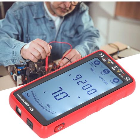 681ANENG Hochpräzises, wiederaufladbares Digitalmultimeter mit Volldisplay, intelligenter automatischer Bereichswahl und Verbrühungsschutz für Elektriker (1/5)