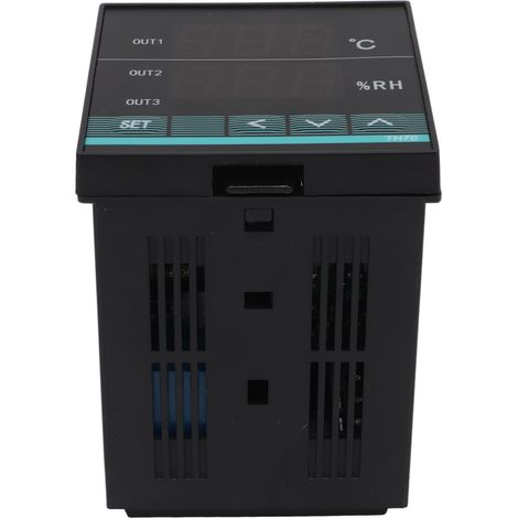 Contrôleur de température, thermostat numérique à double affichage et régulation d'humidité constante avec fonction d'alarme