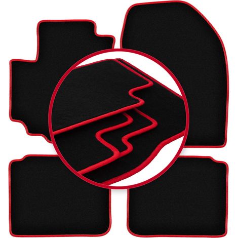 CARLUX-RED Auto-Fußmatten für: Suzuki SX-4 S-Cross FL Crossover (2018-) (1/5)