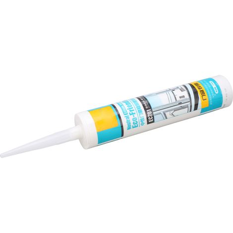 Mastic silicone transparente étanche, colle de scellement à liaison forte pour réparation porte et fenêtre (1/5)