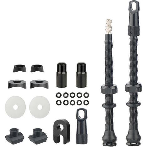 Accessoires pour pompe à vélo, embout de gonflage, rallonge de valve, tige de valve spécialement conçue pour les passionnés de customisation, kit FA2 80 mm (1/5)