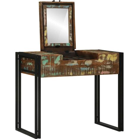 Tables de maquillage pour chambre Bois massif de récupération