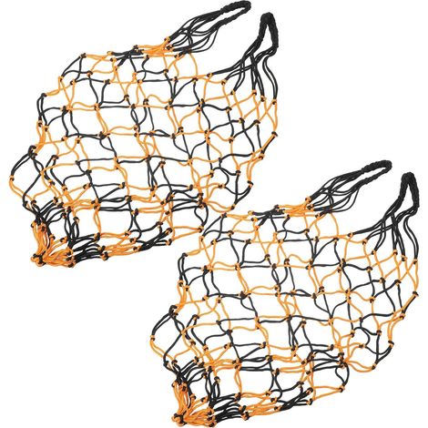 2 Paquet à Foin Suspendus pour Chevaux et Moutons , Grosse Capacité en Polyester , Portable , du Gaspillage de Foin , Style Mural , pour Écuries et Granges (1/5)