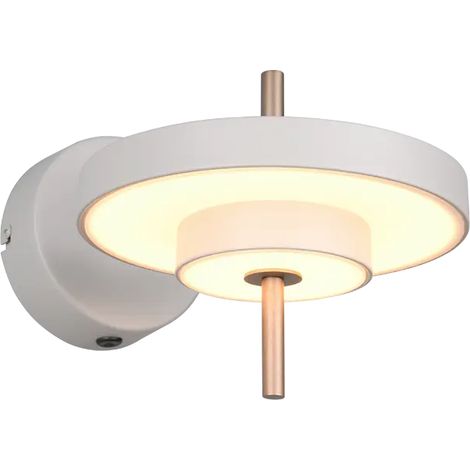 [GEBRAUCHT] B-Ware Trio Wandleuchte Wandlampe Led Keaton Metall Warm Grey Schalter Fle Xconnect