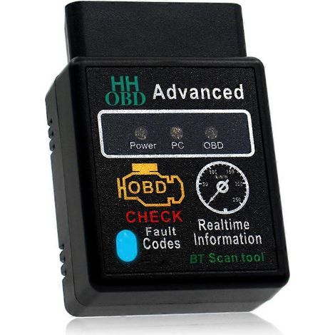 Scanner OBD2 Bluetooth pour voiture Elm327 V1.5 - Outil de diagnostic OBDII (1/4)