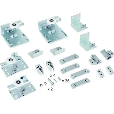 FERRURE 2 PTES COUL.NECO 50 KG PORTE EP MAXI 23 MM