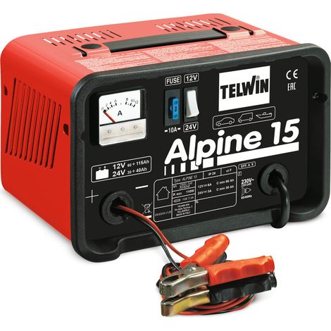 Telwin 807544 Alpine 15 WET 12/24V 110W Autoladegerät