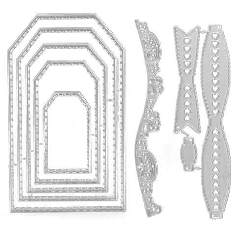 3pcs Die Cuts Carbon Steel Practical Portable Scrapbooking Carving Mould for Decoration (1/5)