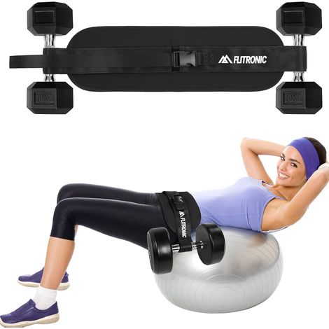 Exercise Hip Thrust Belt, Compatible with Kettlebells, Dumbbells and Weight Plates, Hip Thrust Belt for the Gym (1/5)