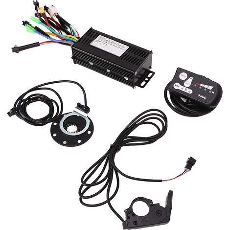 Contrôleur à onde sinusoïdale 24 V, 36 V et 48 V avec accélérateur au pouce, PAS, écran LED et LCD, ensemble de contrôleur de moteur à 3 modes pour vélo électrique (1/5)