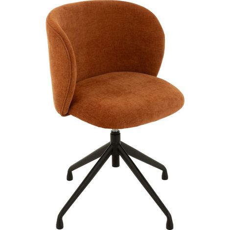 Chaise Pivotante Design "Gena" 56cm Rouille (1/5)