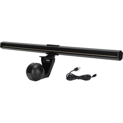 Lampe de Barre LED à Double Couleur Chaude et Froide avec Support et Câble pour Écran d'Ordinateur Portable, Protection des Yeux (1/5)