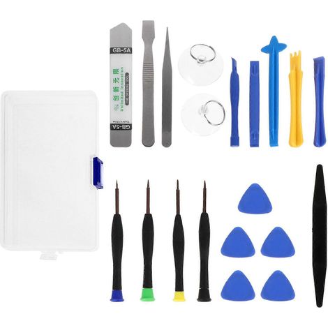 Kit d'outils d'ouverture premium 21 pièces avec tournevis et outil de réparation pour smartphones-14.5X8.5CM (1/3)