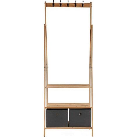 BigBuy Kipit MH194001H Kleiderständer braun grau 40,5 cm