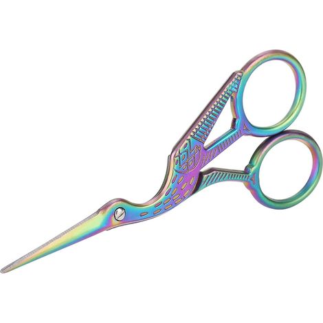 Crane-Shaped Embroidery Scissors, Sharp Steel Blade (1/5)