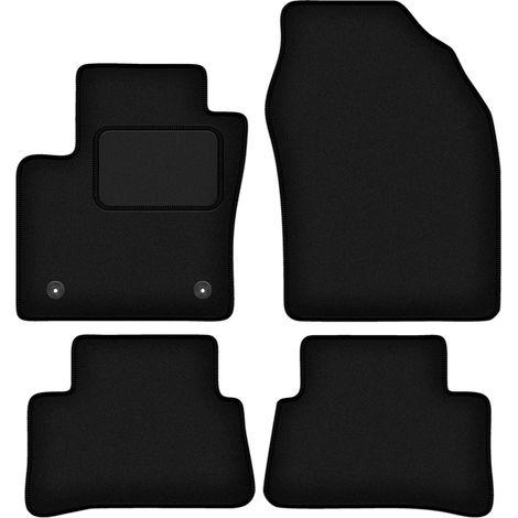 Alfombrillas de terciopelo negro para Toyota C-Hr II crossover (2024-) (1/5)