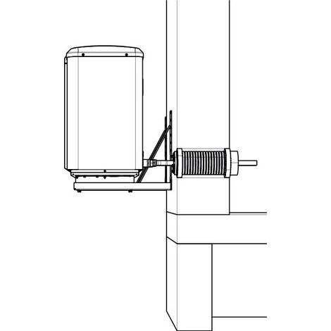 Wolf WP-Anschlussset Wanddurchführung CHA -Monoblock Wärmepumpe Zubehör 2075161