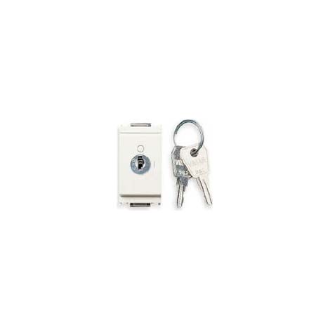 VIMAR - 16185.B Pulsante 2P NO 16A +chiave bianco