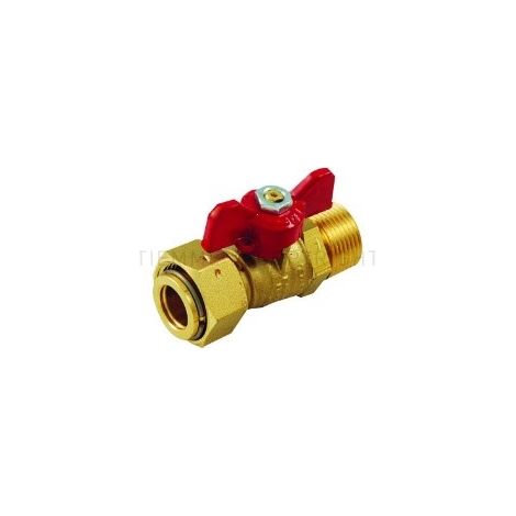 Vanne papillon M3/4-Ecrou tournant F1
