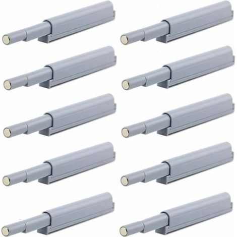Appuyez pour ouvrir magnétique loquets Fermetures magnétiques push-open ouvre et ferme la porte avec une simple pression (10 pièces)