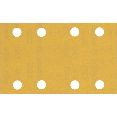 Bosch EXPERT C470 Schleifpapier mit 8 Löchern für Schwingschleifer, 80 x 133 mm, G 320, 10 Stück (1/10)