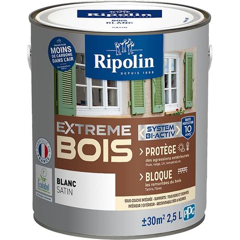 RIPOLIN PROTECCION EXTREMA MADERA BLANCO Satinado 2,5 L