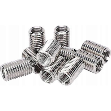 10 bouchons de réparation filetés M8 - M6, M8-M6, 20 mm, en acier inoxydable, pour une utilisation pratique dans l'entretien, la réparation et le bricolage.-AquaForge (1/5)