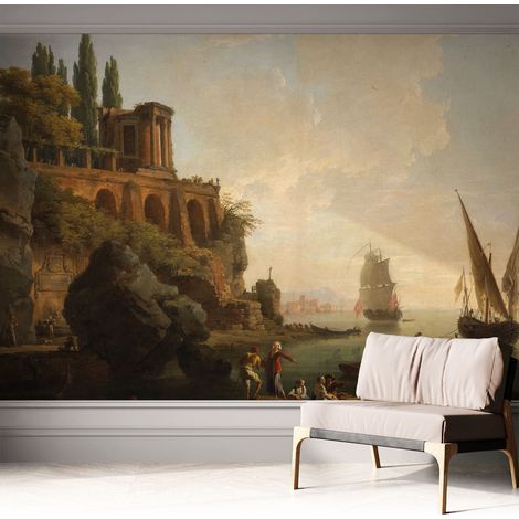 Fotomurale adesivo - parete decorativa - decorazione casa - stile moderno parete - Scenario marino 312x219 cm (1/5)