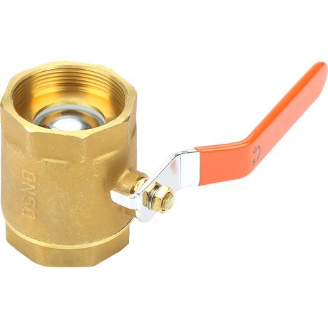 1 Stück DN50 2" BSP Messing-Kugelhahn 1,6 MPa für Wasser, Öl und Gas (1/5)