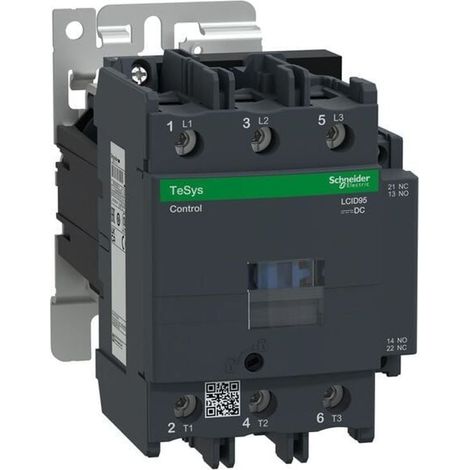 Contattore TeSys LC1D - 3 poli - AC3 440V 95 A - 24 V CC - LC1D95BD