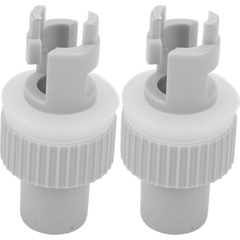 2 Pièces Connecteur de Valve à Air pour Kayak Gonflable, Adaptateur de Tuyau pour Bateaux d'Aviron Accessoires (1/5)